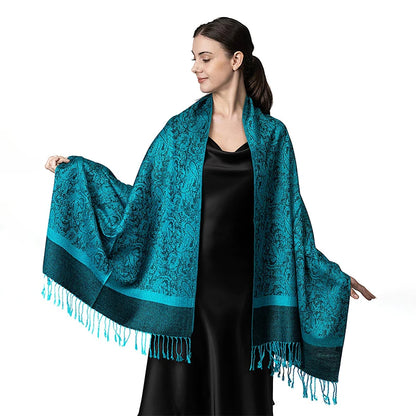 Poncho de voyage de luxe en cachemire – Enveloppements d'hiver chauds