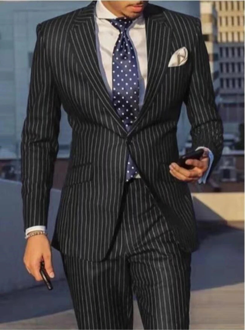 Navy Blue Slim Fit Business Suit