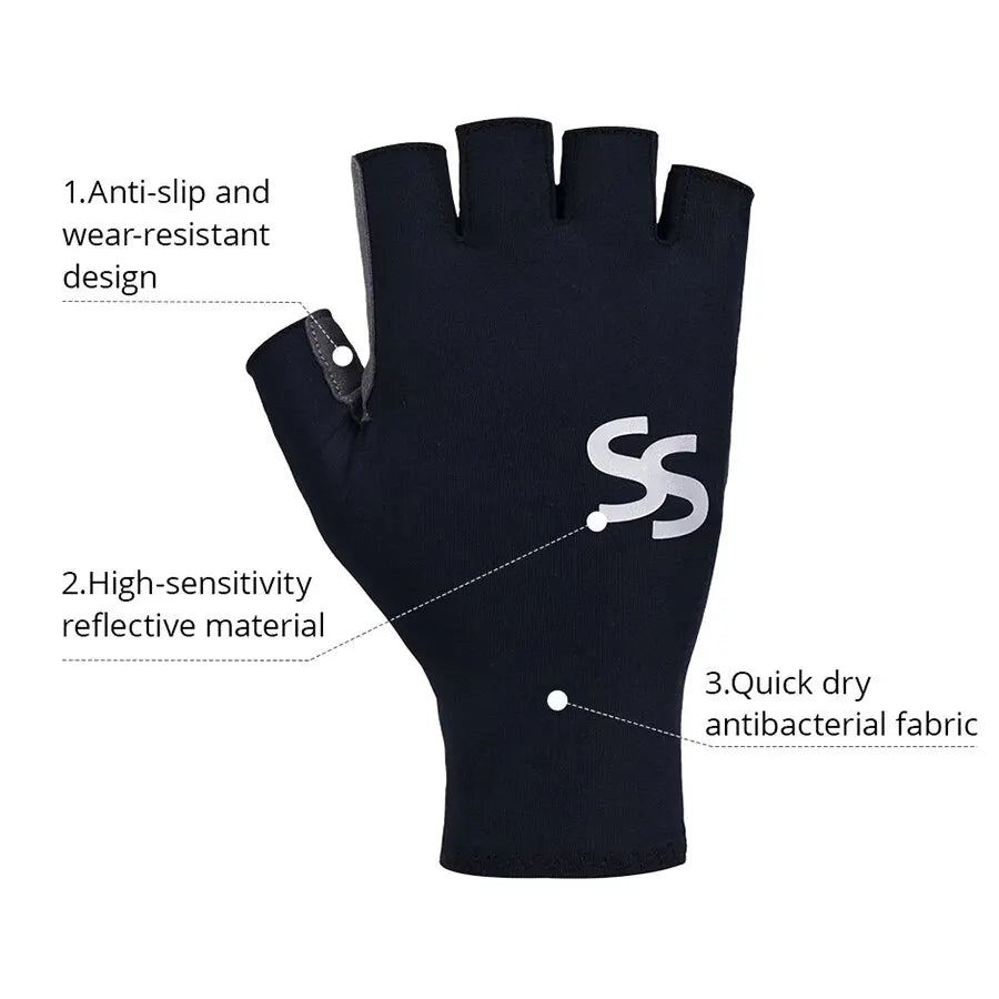 SPAKCT Fingerless Cycling Gloves – Summer MTB & Bike