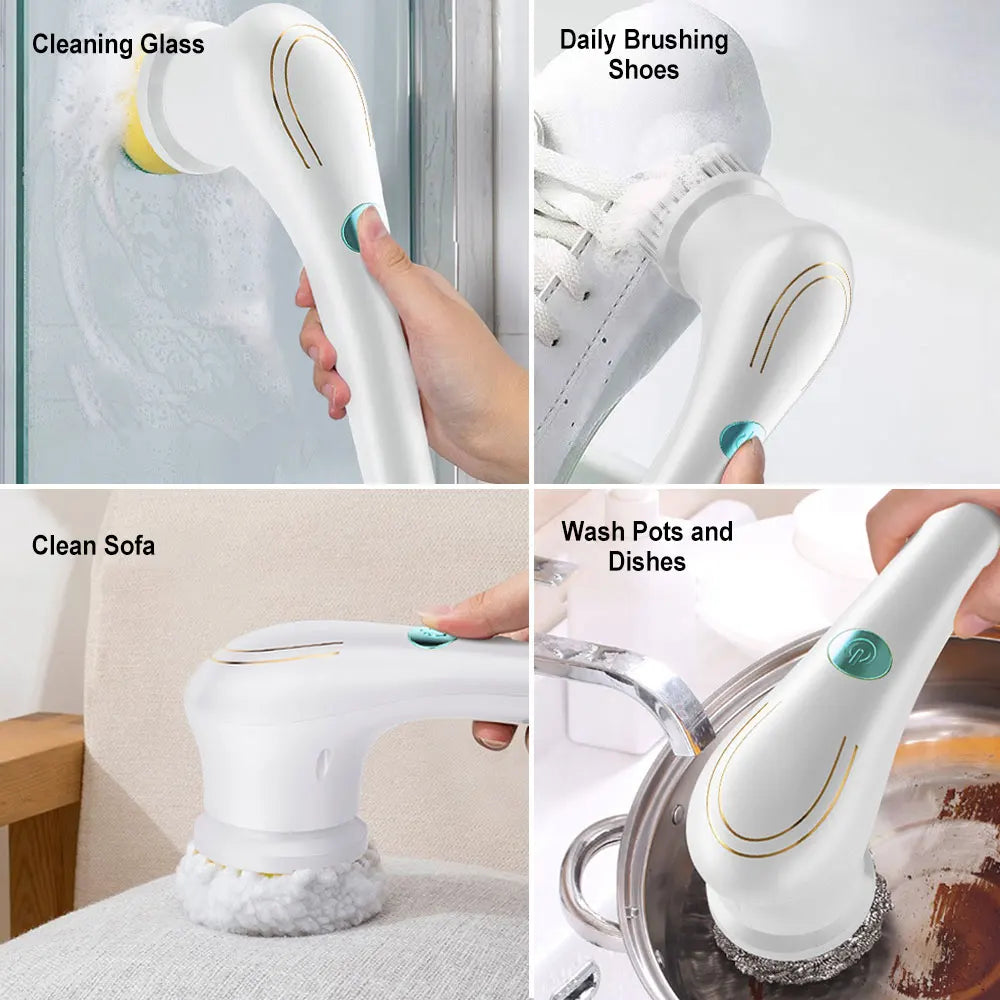 Multifunctional Electric Cleaning Brush With USB Charging