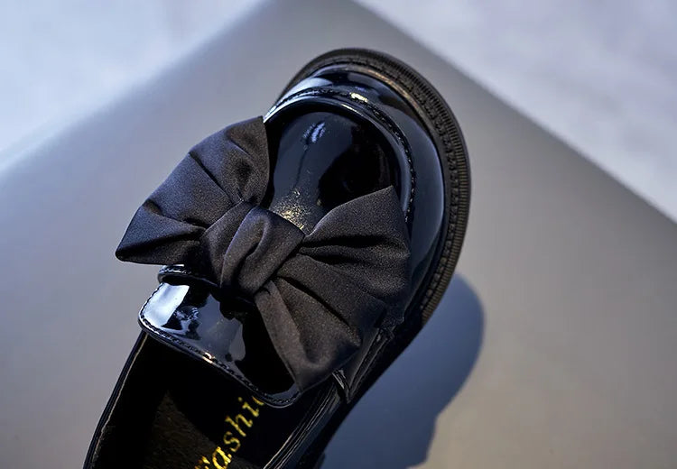 Kid's Bowknot PU Leather Shoes