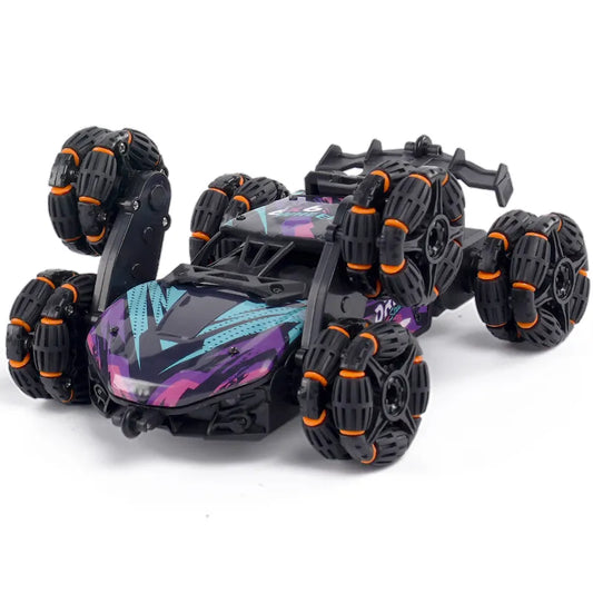 Spray Twisting Stunt RC Car - Six-Wheel Toy