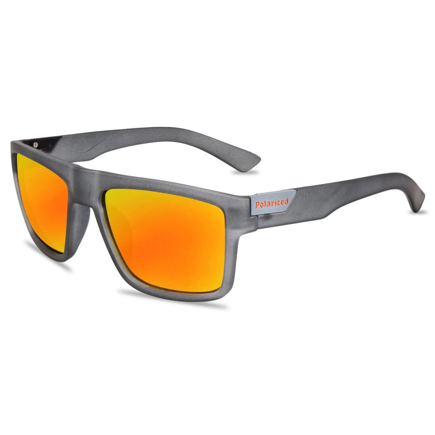 Polarisierte UV400-Sportsonnenbrille in Echtfarbe zum Fahren, Angeln, Laufen