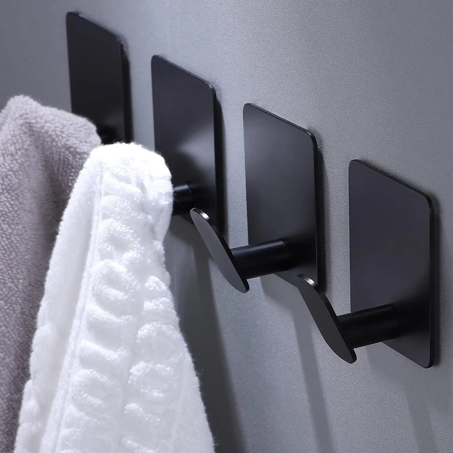 Stainless Steel Adhesive Wall Hooks for Bathroom