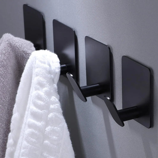 Stainless Steel Adhesive Wall Hooks for Bathroom