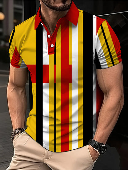 Summer Polo Shirt for Men - Short Sleeved