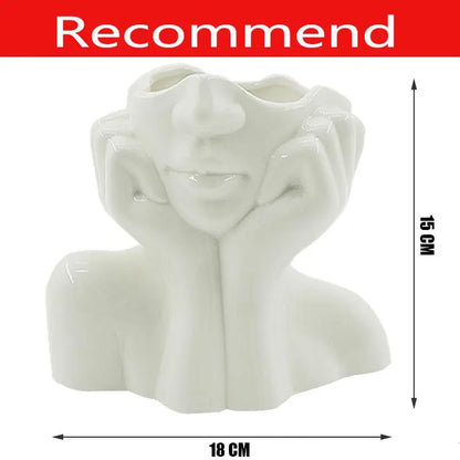 Nordic Style Ceramic Flower Vase Art