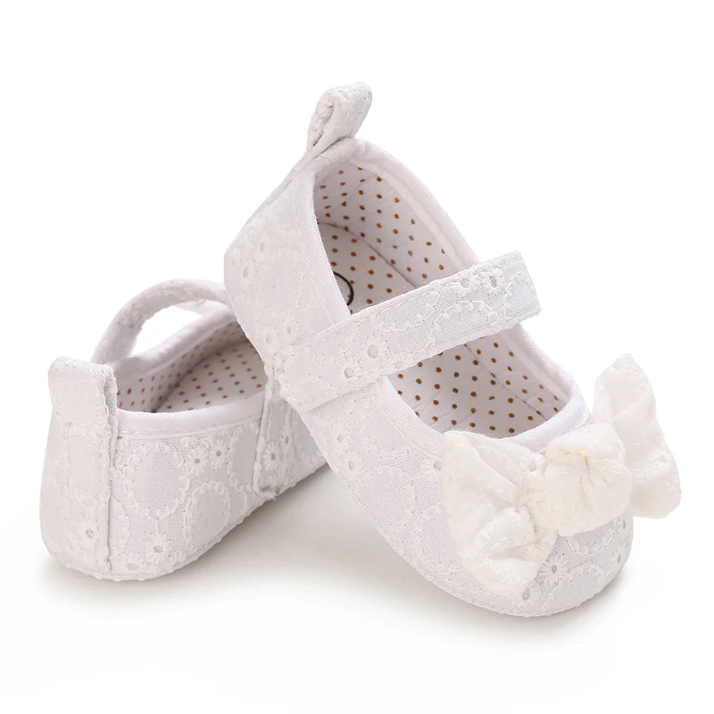 Chaussures bébé nouveau-né roses antidérapantes