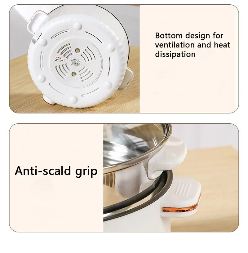 Multifunktionaler Elektroherd, Einzel-/Doppelschicht-Hot-Pot-Antihaft-Pfanne