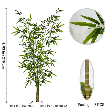 130-210cm Artificial Bamboo Leaves Wedding Decor