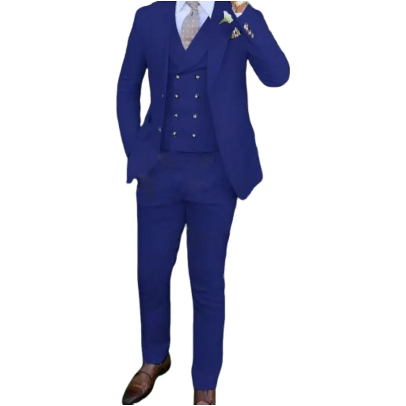 Weddings & Business Men's Slim Fit 3-Piece Suit