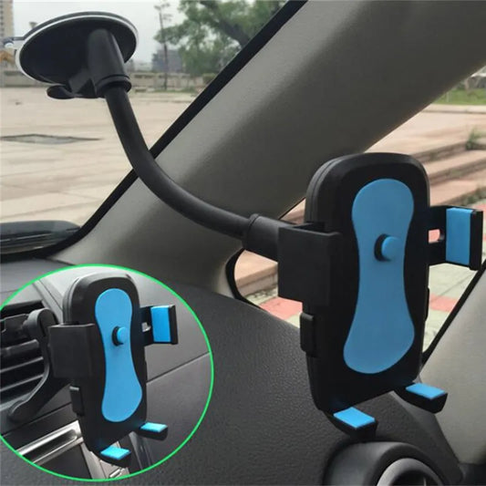 Car Phone Holder Secure Mount with Windshield Locking System