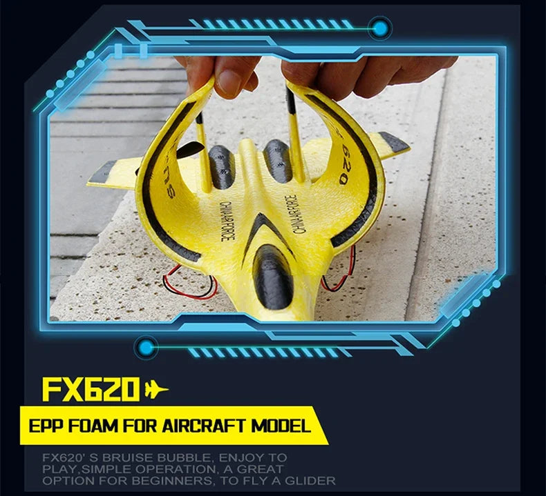 Flashing Lights FX620 RC Fixed-Wing Night Airplane