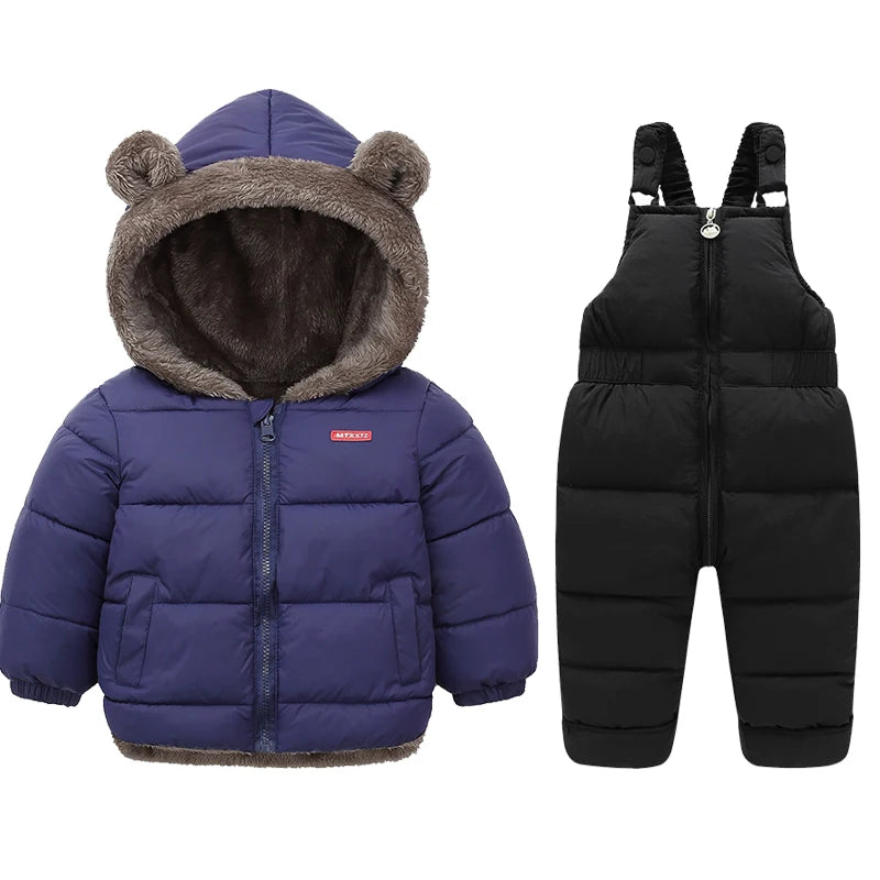 Winter Lamb Fleece Coat & Pants Set