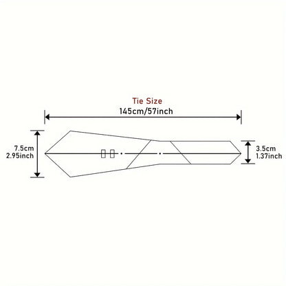 Handgefertigte blau-rot gestreifte Punktekrawatte für Männer