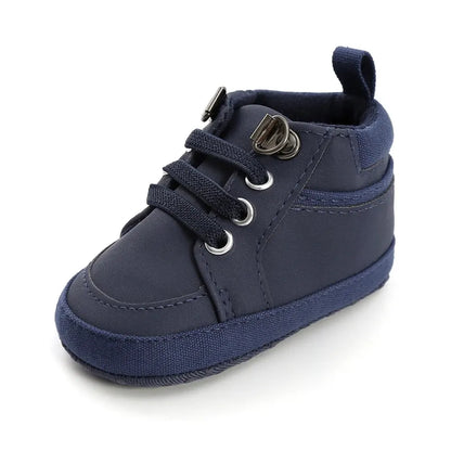 Baby Boy Leather Cotton Non-slip Soft-sole Infant Shoes