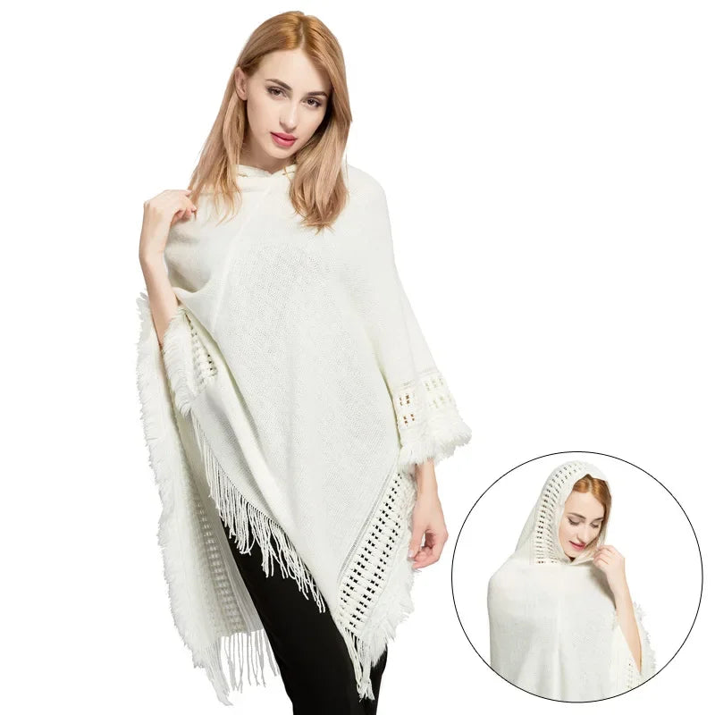 Fashionable Winter Ponchos and Oversized Capes for Women