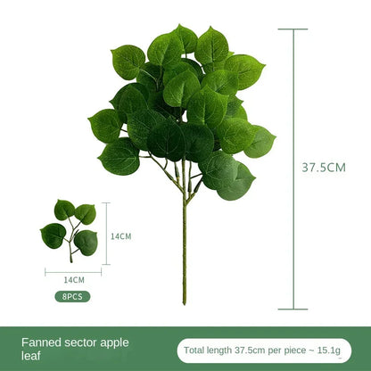 Simulated Apple Leaf Eucalyptus Artificial Plant