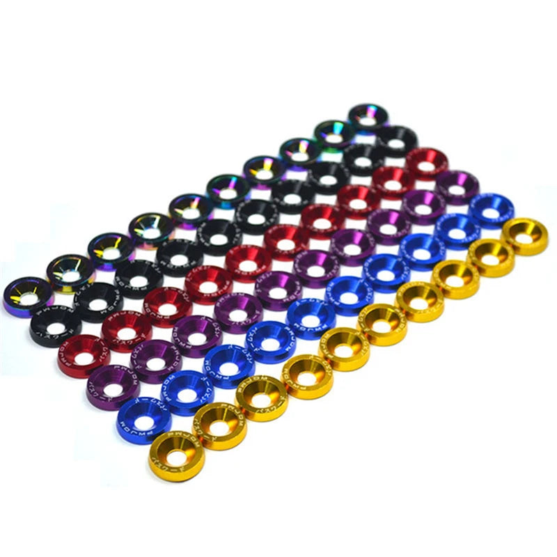 7-8 Pack - Hex Fasteners for JDM Car Mods