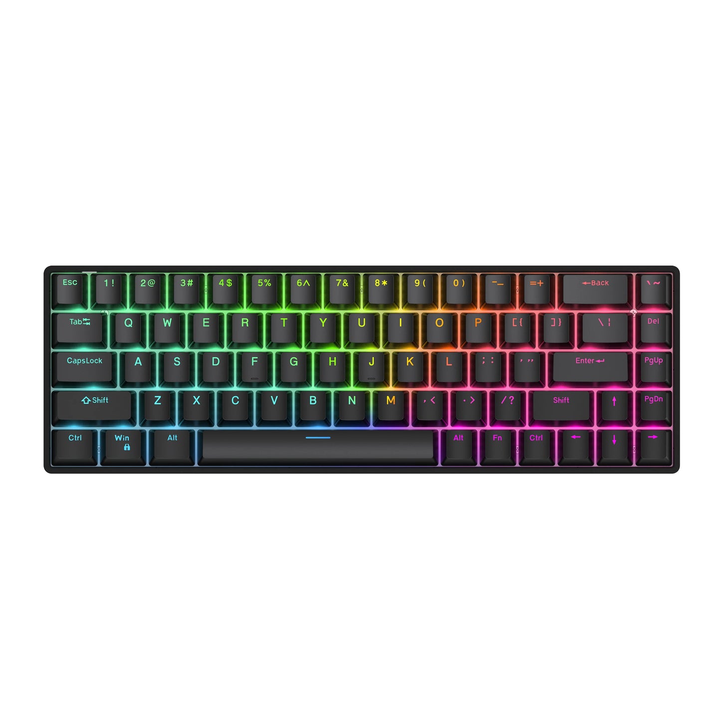 Raven68 Esports Magnetic Switch 8K Axis Keyboard - Wired Single Mode PBT Transparent Keycap