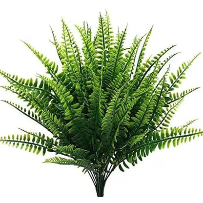 Artificial Persian Ferns Green Leaves Flower Decor