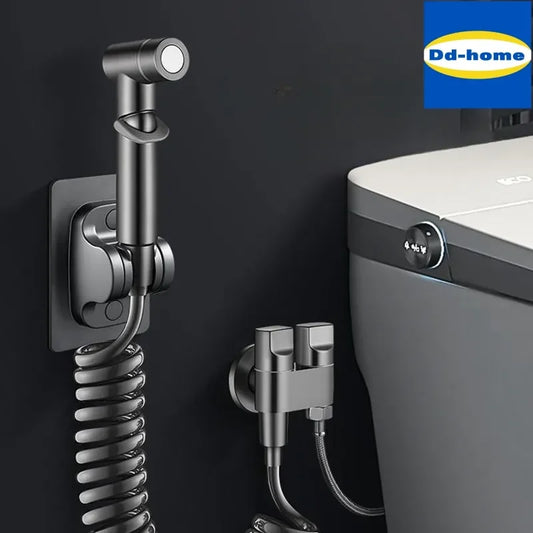 High-Pressure Bidet Spray for Hygienic Toilet Cleaning