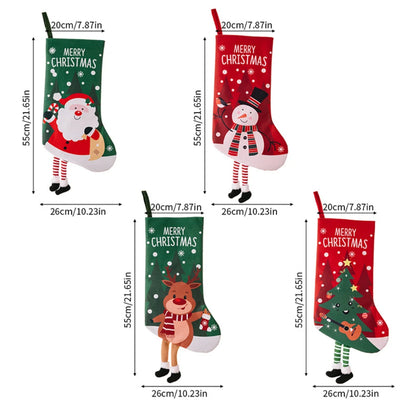 Snowman Large Christmas Stockings