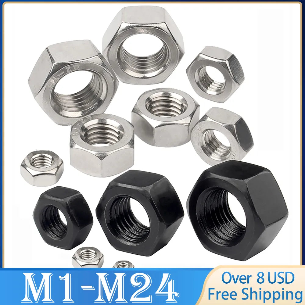 Stainless & Carbon Steel Assortment Hex Nuts