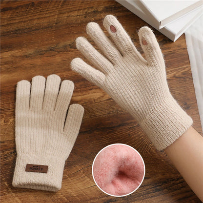 Fashionable Winter Knitted Touchscreen Gloves