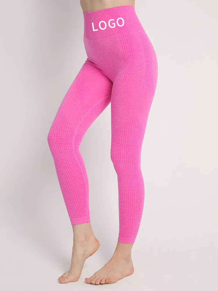 Leggings de contrôle du ventre de gymnastique taille haute