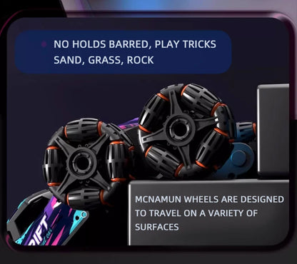 Spray Twisting Stunt RC Car - Six-Wheel Toy