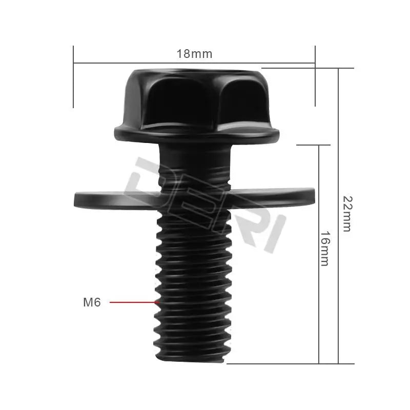 Universelle Pkw-/Lkw-Karosserieschrauben – M6, 16 mm, starker Widerstand