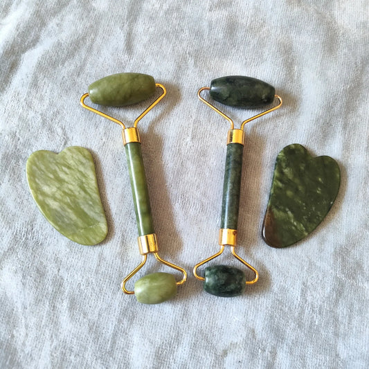 Jade Roller Facial Scraping Massage Tools