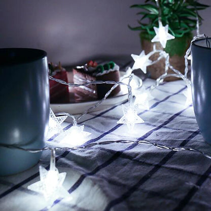 LED Star String Lights for Outdoor Decor