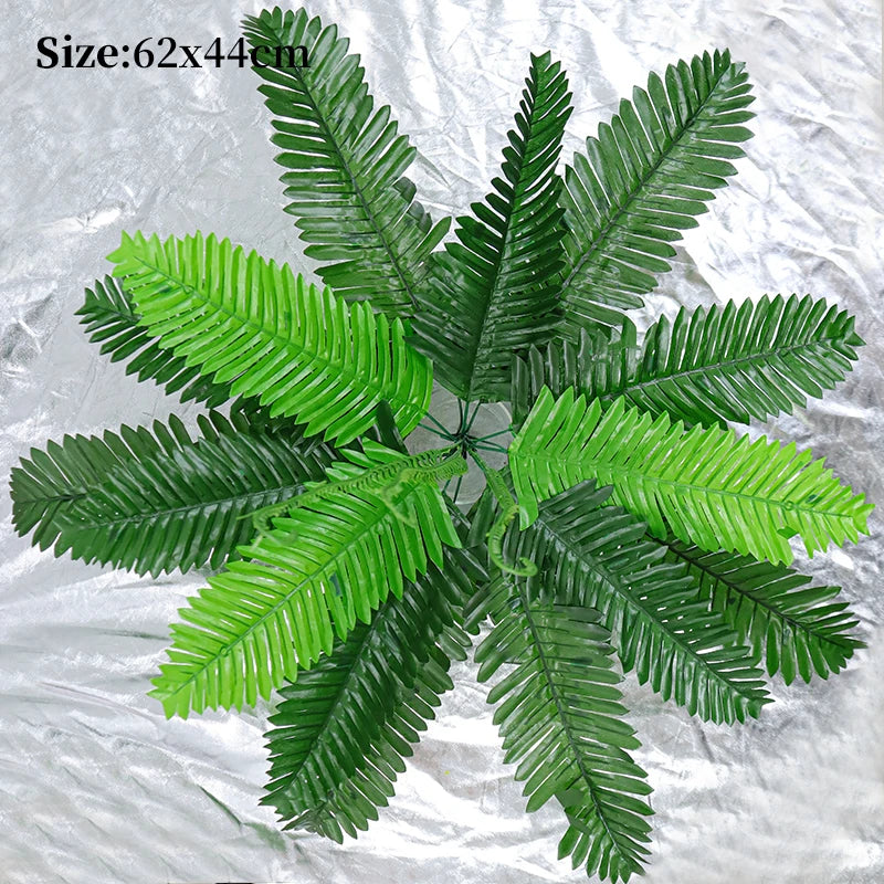 Artificial Palm Leaves Wall Decor Garden Decoration