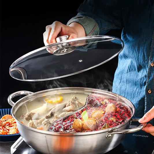 Stainless Steel Hot Pot Induction Set