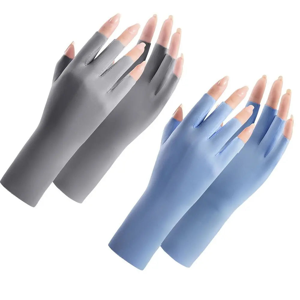 Sunscreen UV Protection Gloves for Nail Art