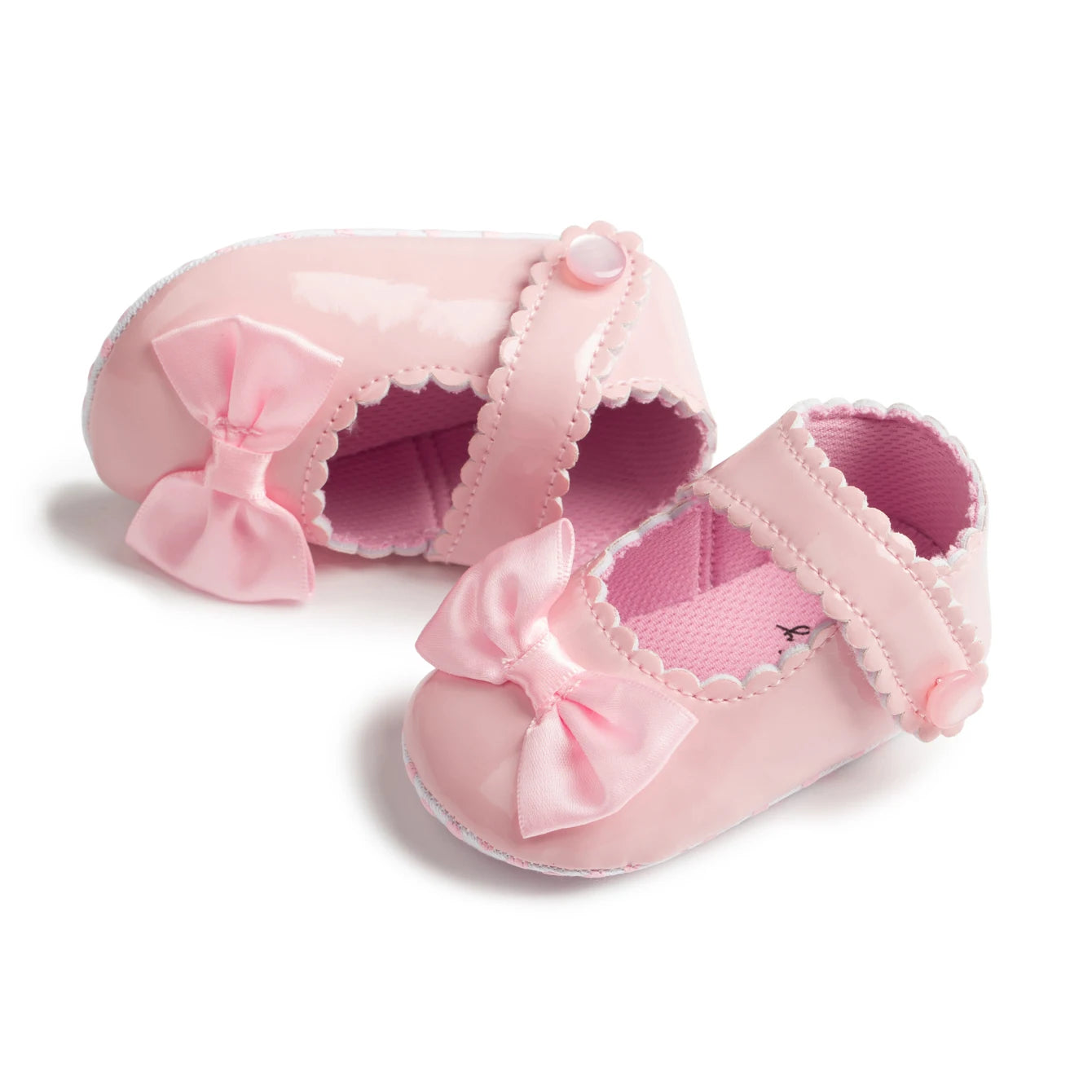 Meckior Classic Bowknot Baby Girl Shoes