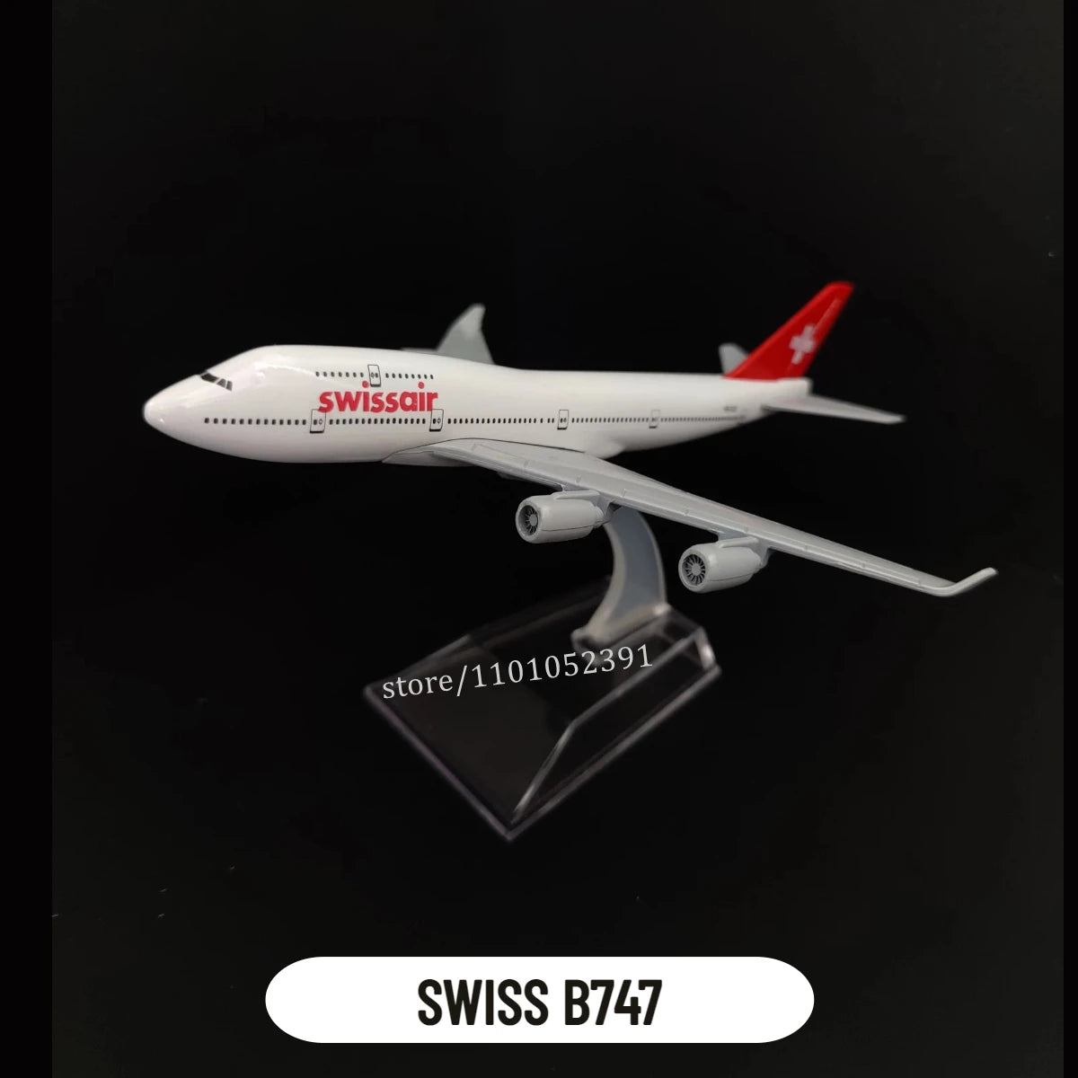 Metal Aviation Replica Swissair Toy - Boeing Airbus Airplane