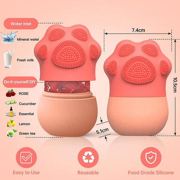 Ice Face Roller for Puffiness Relief and Glowing Skin