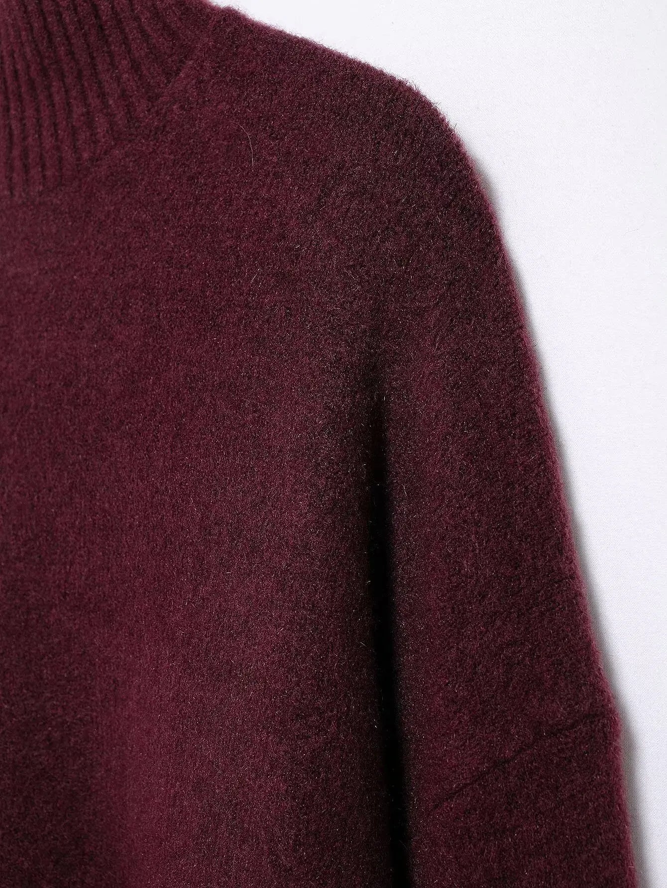 Pull ample à col rond pour femme
