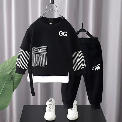 Baby Boy Long Sleeve Sweater Vest