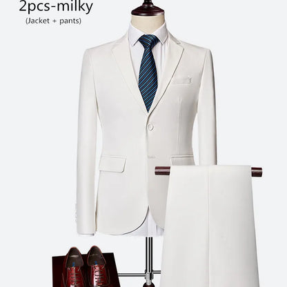 Men's 3-Piece Slim Fit Wedding Suit