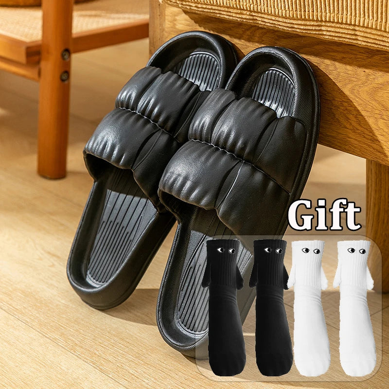 Comfortable Cloud Platform Slippers for All