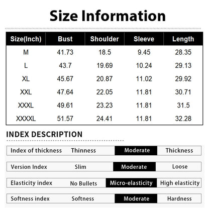 Men's Solid Color T-shirts - Short Sleeve V Neck Streetwear