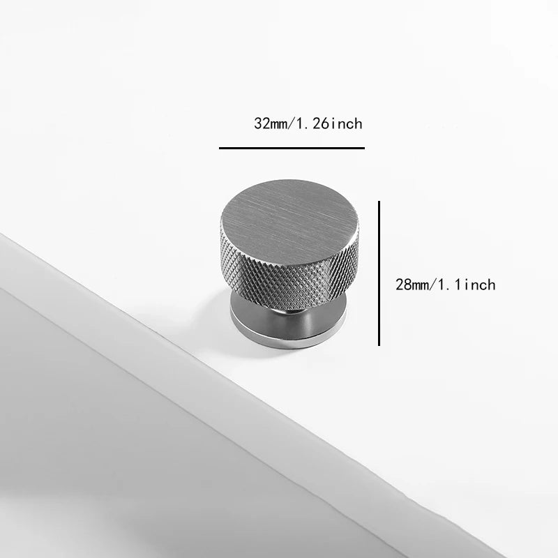 Minimalist Single Hole Round Cabinet Knobs