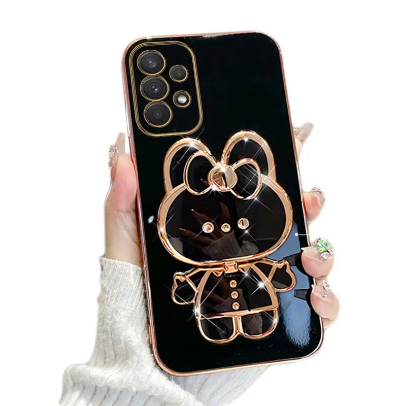 Mirror Plating Phone Holder Case