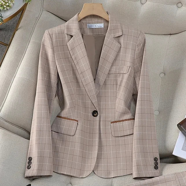 Hochwertige Blazer-Anzughose im britischen Stil für Damen