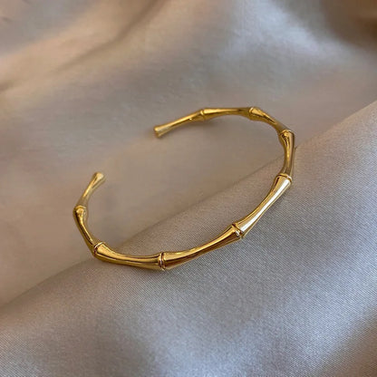 bracelet gold, bangles gold, stainless steel bracelet, bangles bracelet, bracelet jewelry, stainless steel bangles, gold color bracelet, bamboo bangles, bamboo jewelry, trend jewelry,