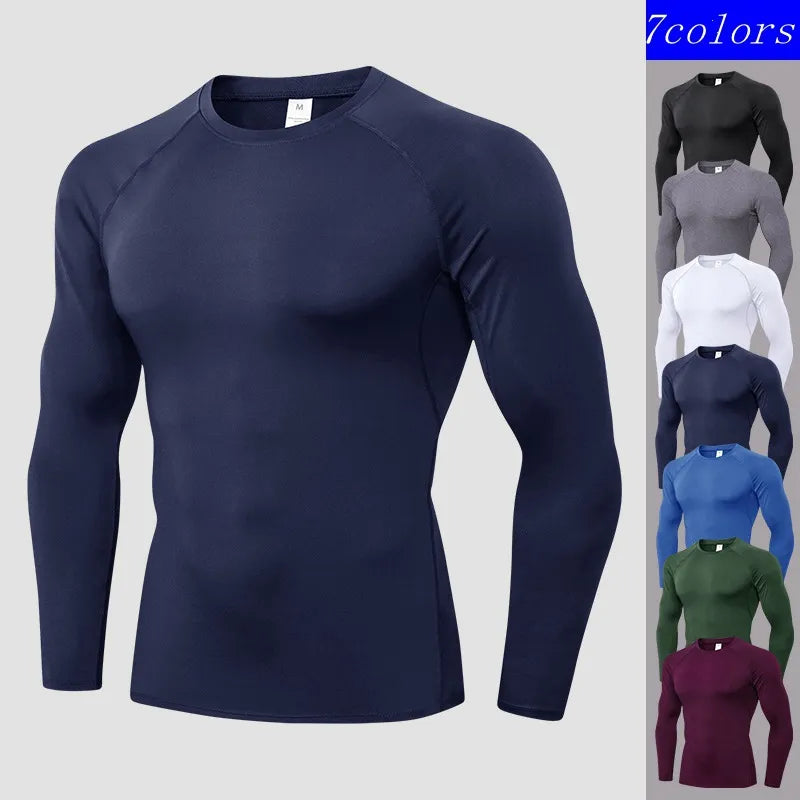 T-shirt de compression pour hommes - Tenue d'entraînement pour hommes